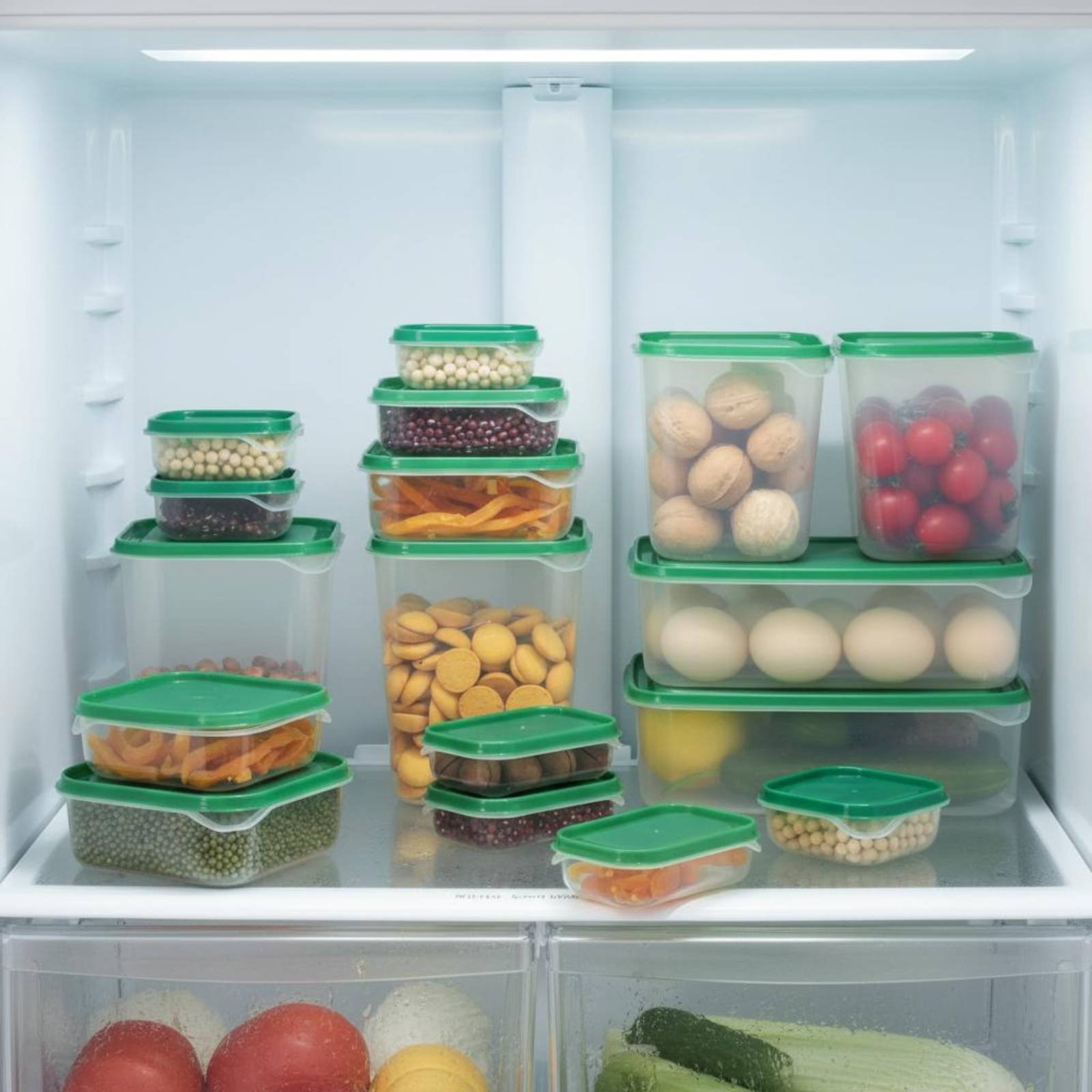 Food Storage Box Set - Набор из 17 герметичных пластиковых контейнеров