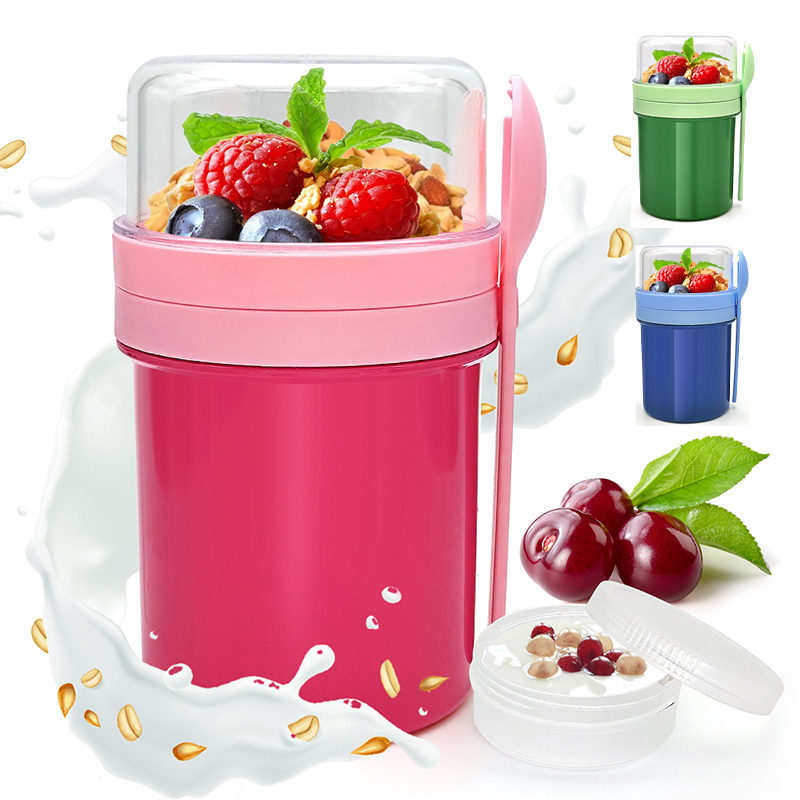 Food Storage Heat - Портативный двухслойный контейнер для овсянки на