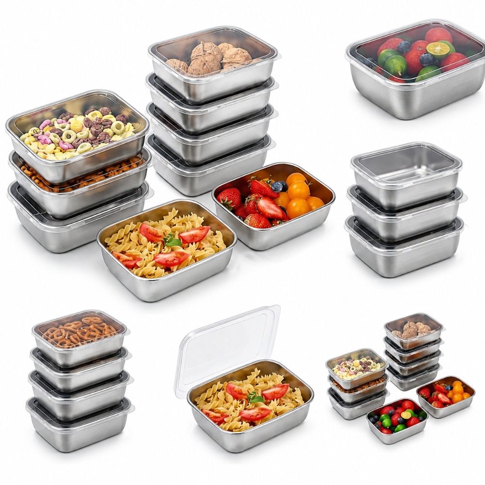 Food Storage Box Set - Набор из 6 герметичных контейнеров для