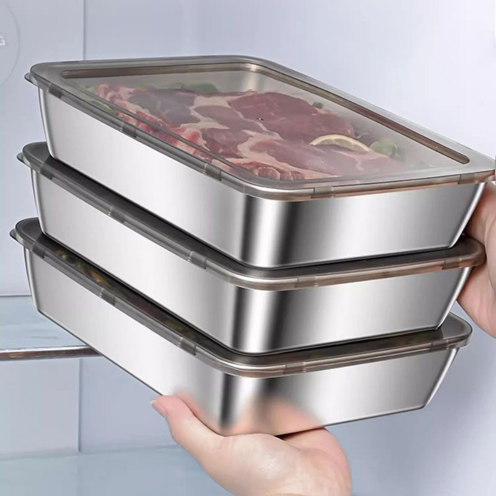 Food Storage Time - Поднос для сервировки из пищевой нержавеющей