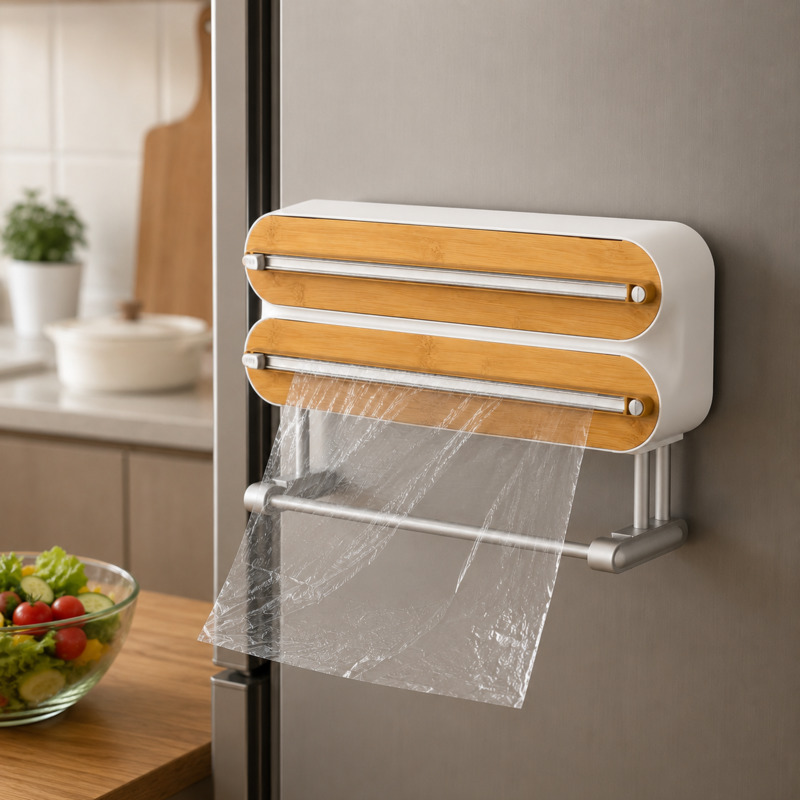 Food Storage Quart - Магнитный держатель-диспенсер для пищевой пленки и
