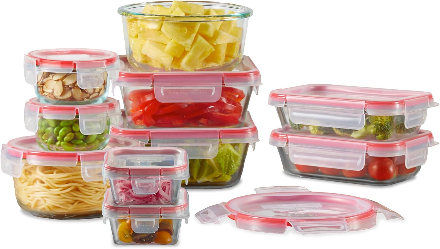Food Storage Glass Container Set - Набор герметичных стеклянных контейнеров для хранения