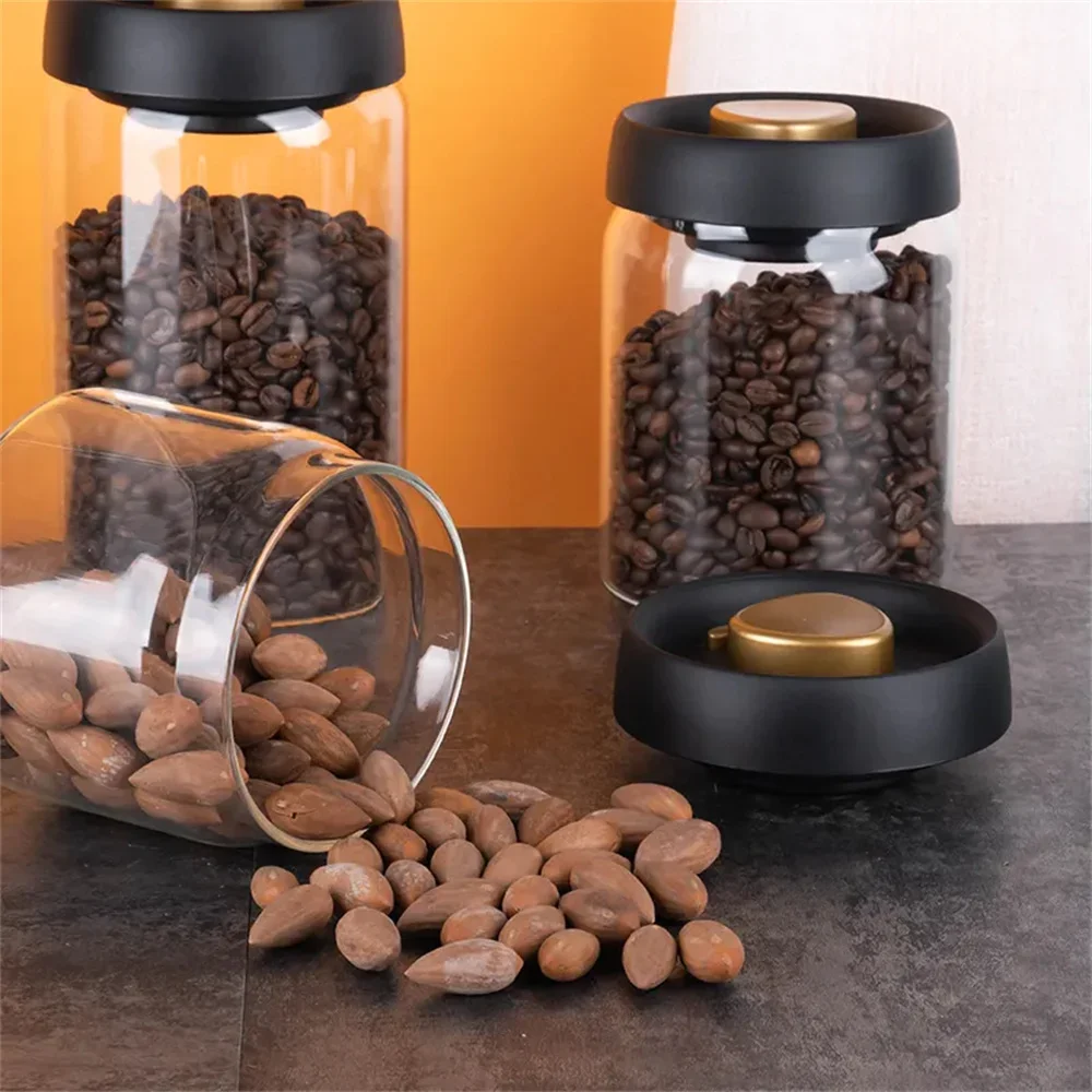 Food Storage Glass Container Set - Вакуумный контейнер для кофейных зерен из