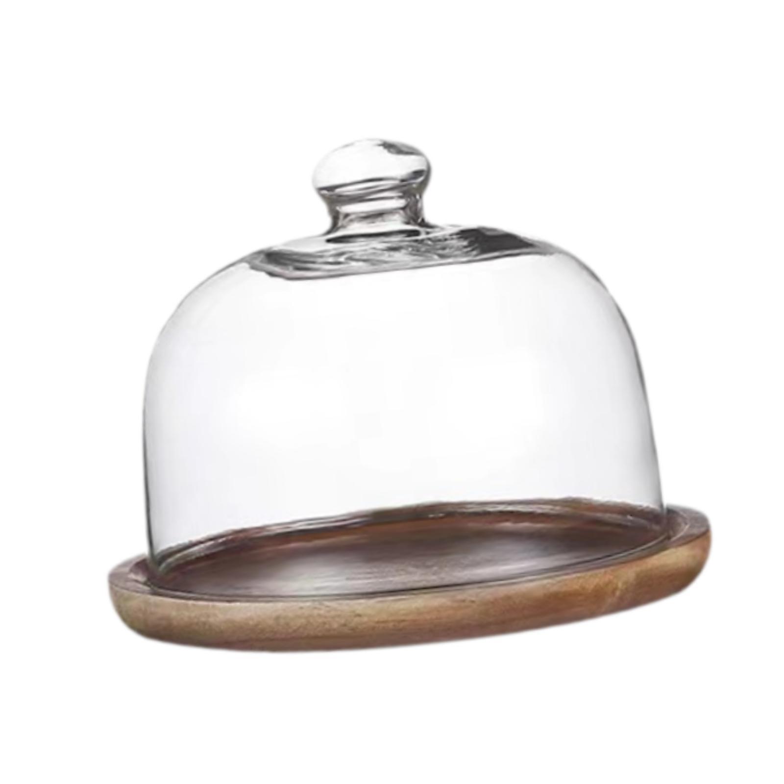 Деревянная подставка для торта – обзор и цена Food Storage Glass Round