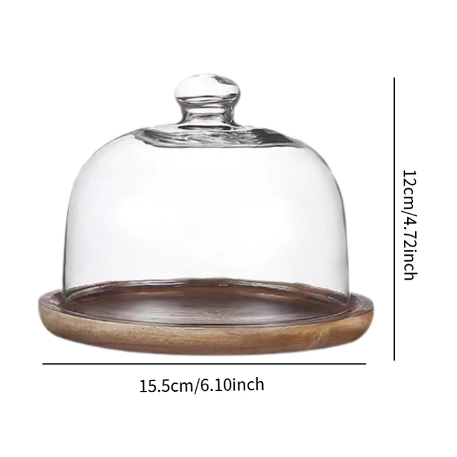 Деревянная подставка для торта – обзор и цена Food Storage Glass Round