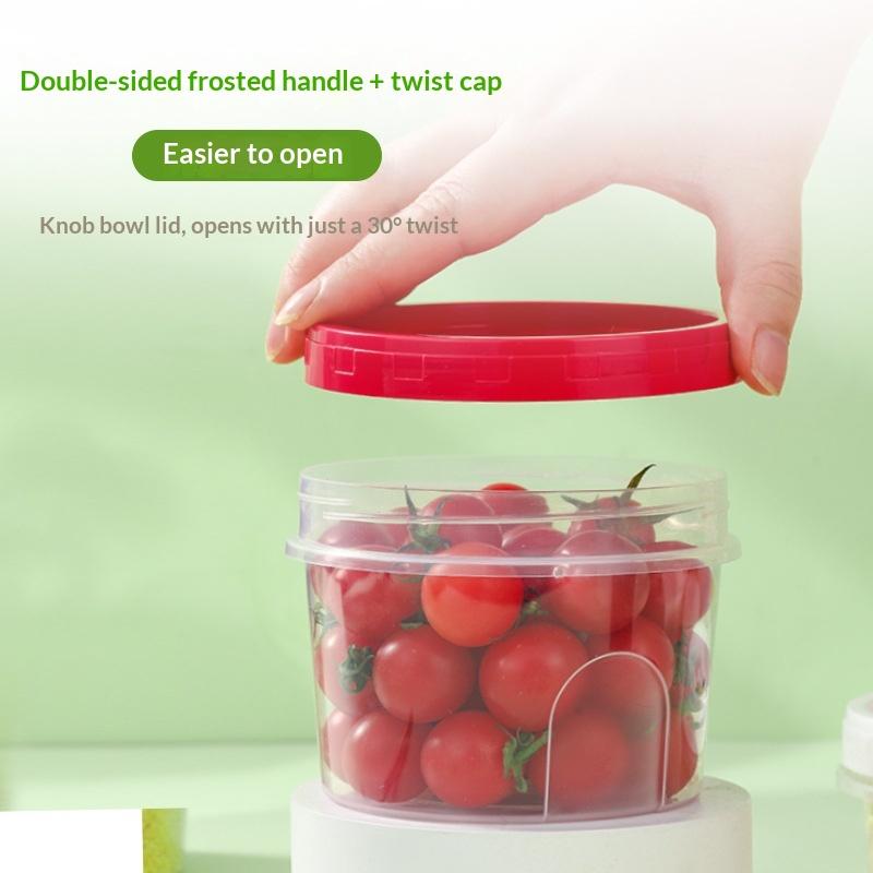 4 шт. круглых контейнера для х – обзор и цена Food Storage Glass Round