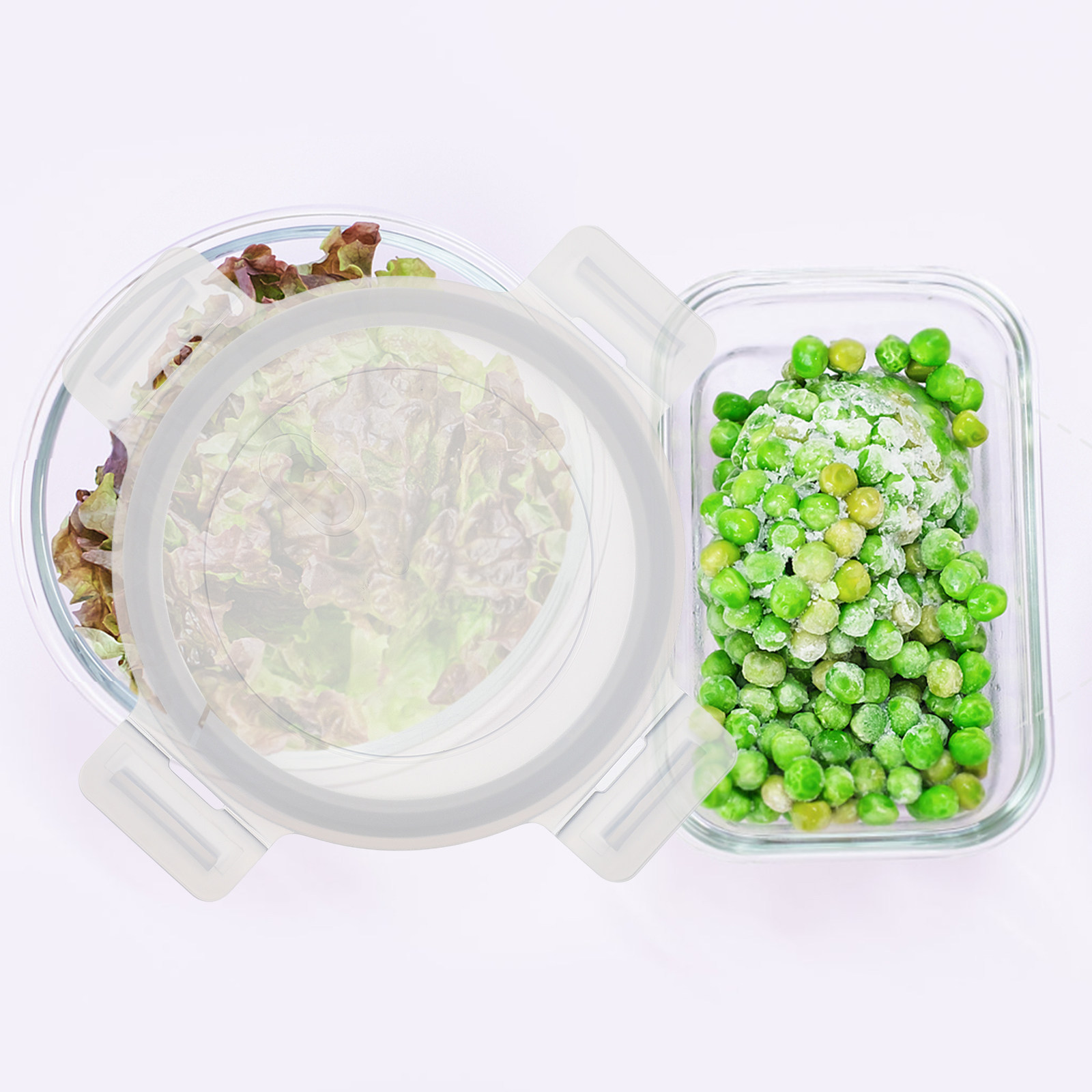 6-дюймовая круглая крышка с за – обзор и цена Food Storage Glass Round