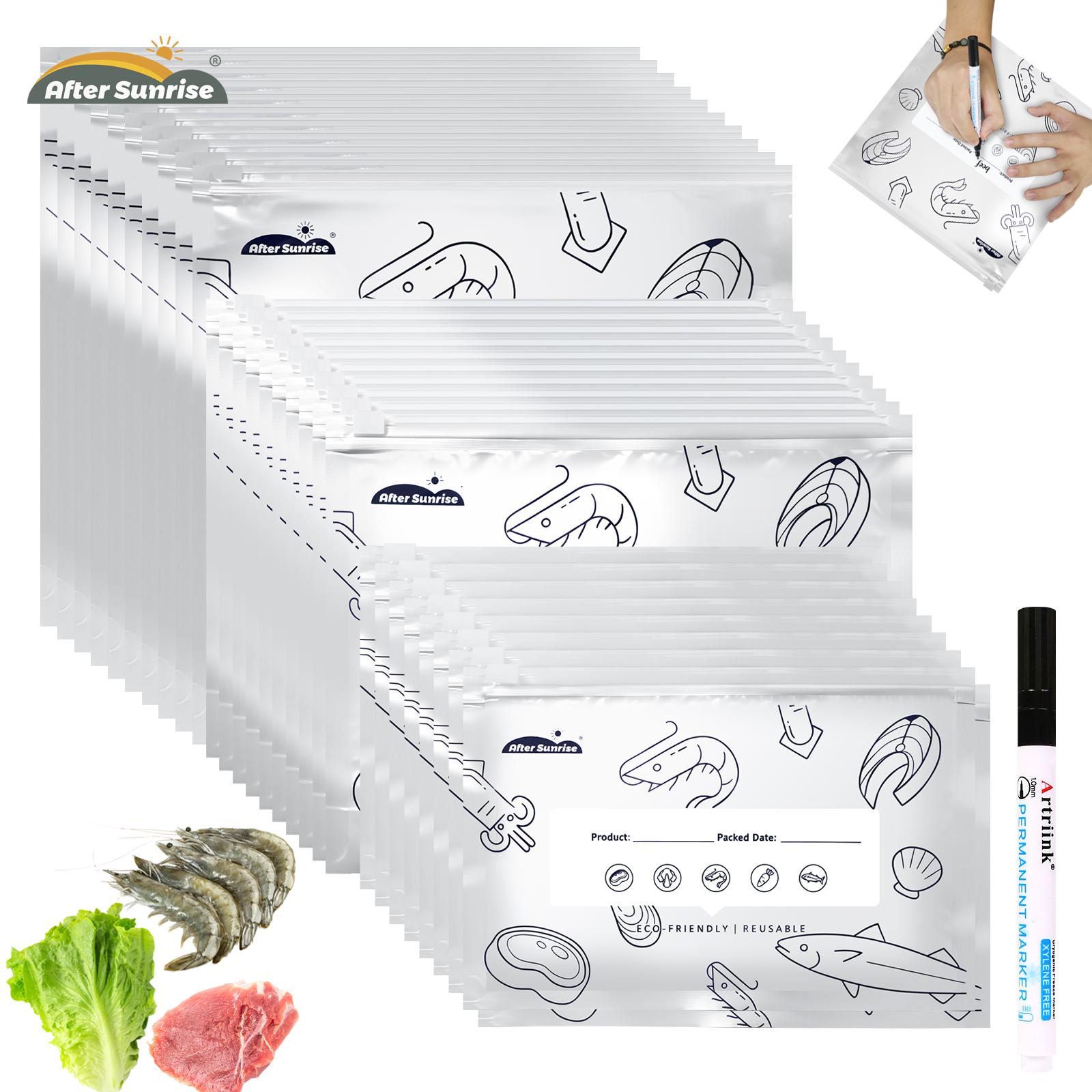 【Охлаждаемые продукты】Многораз – обзор и цена Food Storage Zip Lock Bags