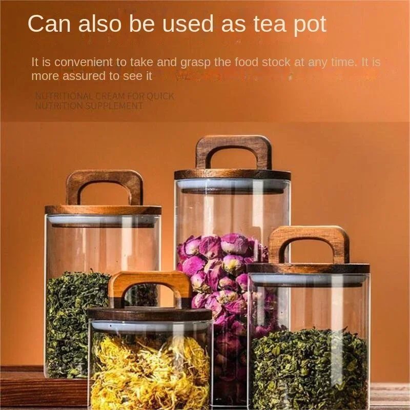 800-2100 мл стеклянная банка с – обзор и цена Food Storage Glass Container Set