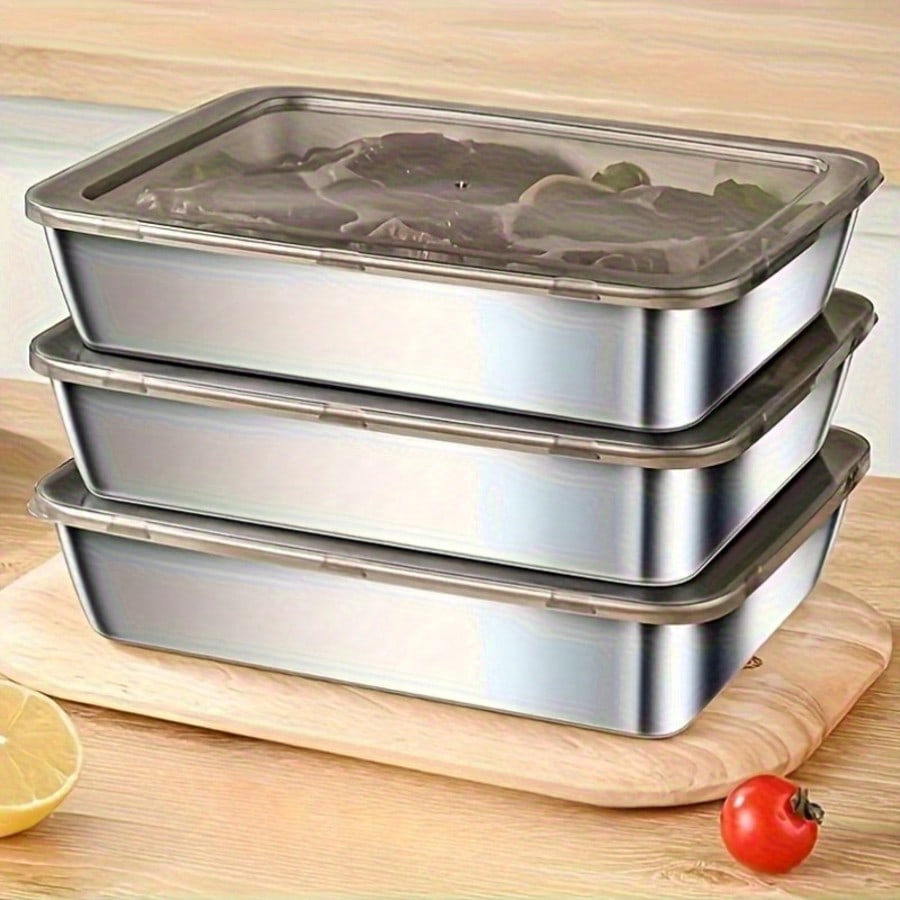 6 шт. (3 коробки + 3 крышки) Н – обзор и цена Food Storage Meal Prep