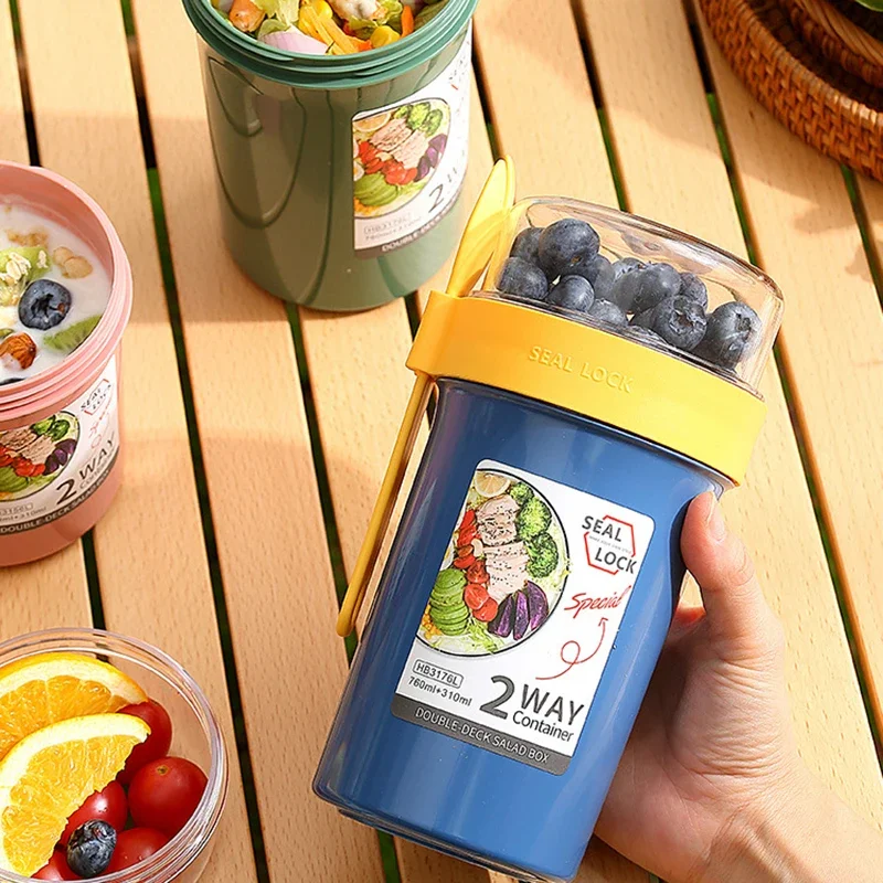 Бенто Ланч-бокс Салат Овсянка  – обзор и цена Food Storage Yogurt