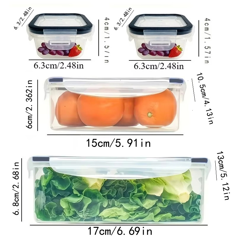 Набор из 8 предметов: 4 контей – обзор и цена Food Storage Method