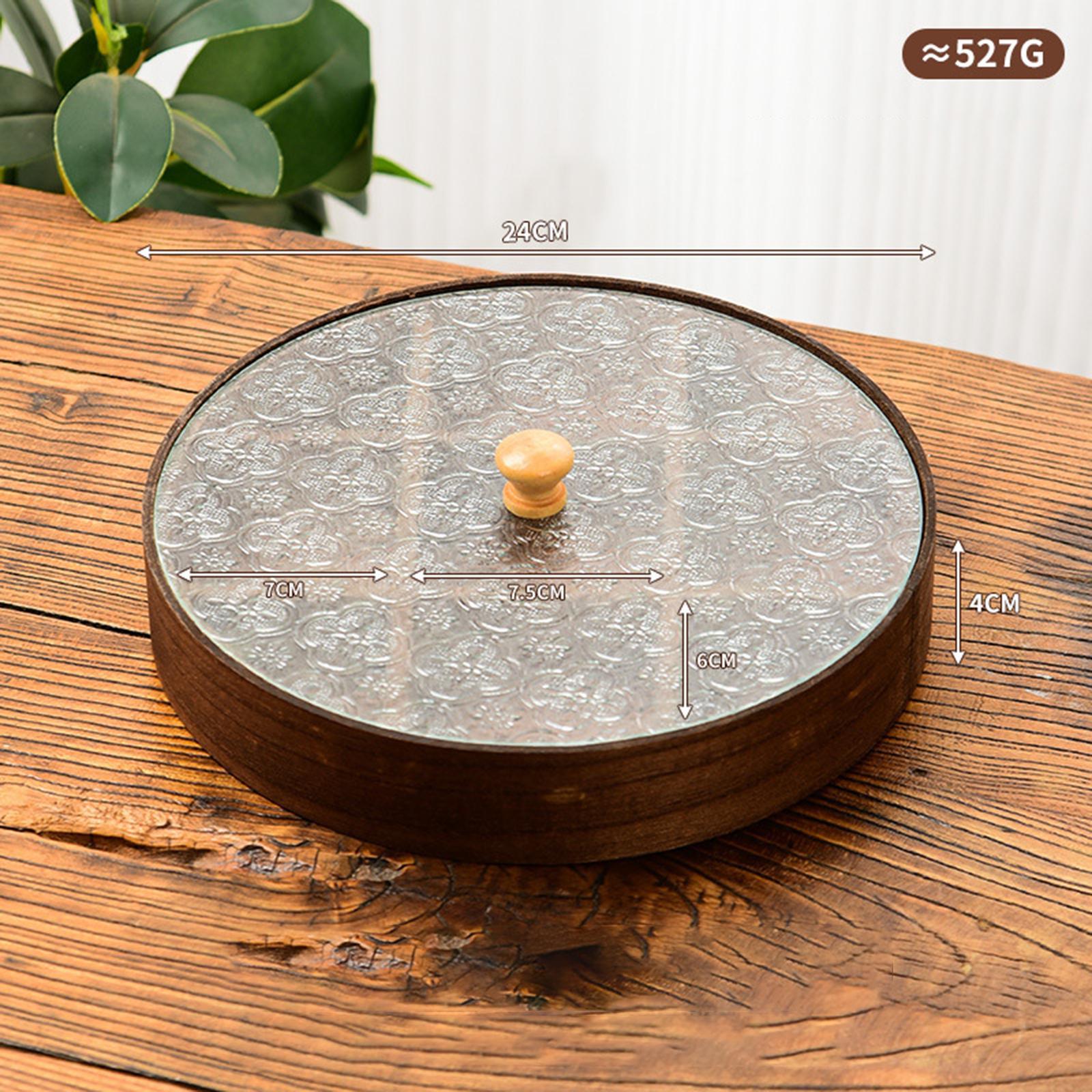 Разделенный сервировочный подн – обзор и цена Food Storage Glass Round