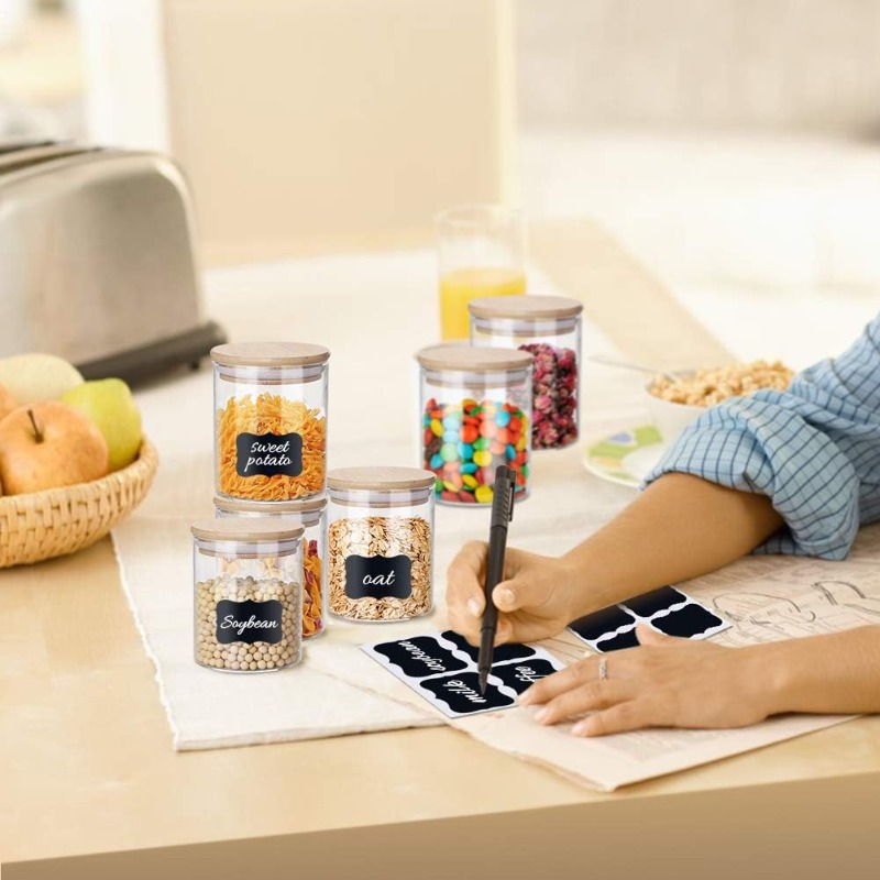 Набор из 12 стеклянных банок с – обзор и цена Food Storage Glass Container Set