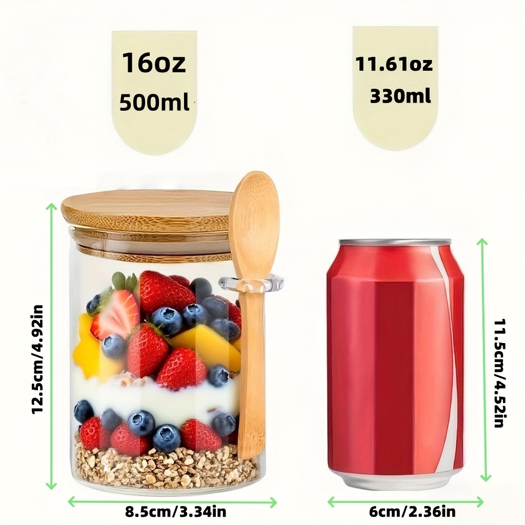 Набор стеклянных чашек для овс – обзор и цена Food Storage Glass Container Set