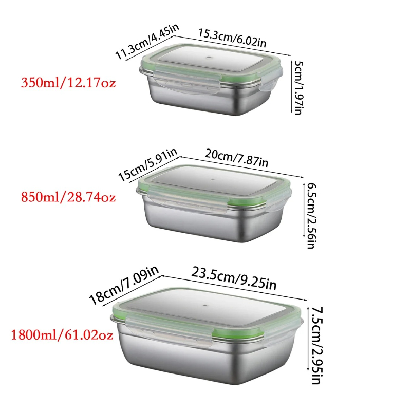 Набор ланч-боксов из нержавеющ – обзор и цена Food Storage Box Set