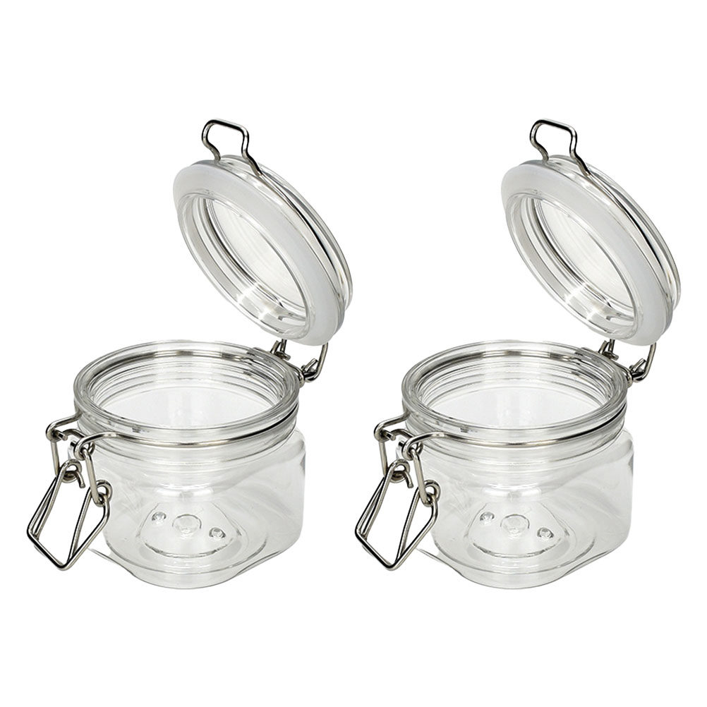 2 шт. герметичных прозрачных б – обзор и цена Food Storage Jars Plastic