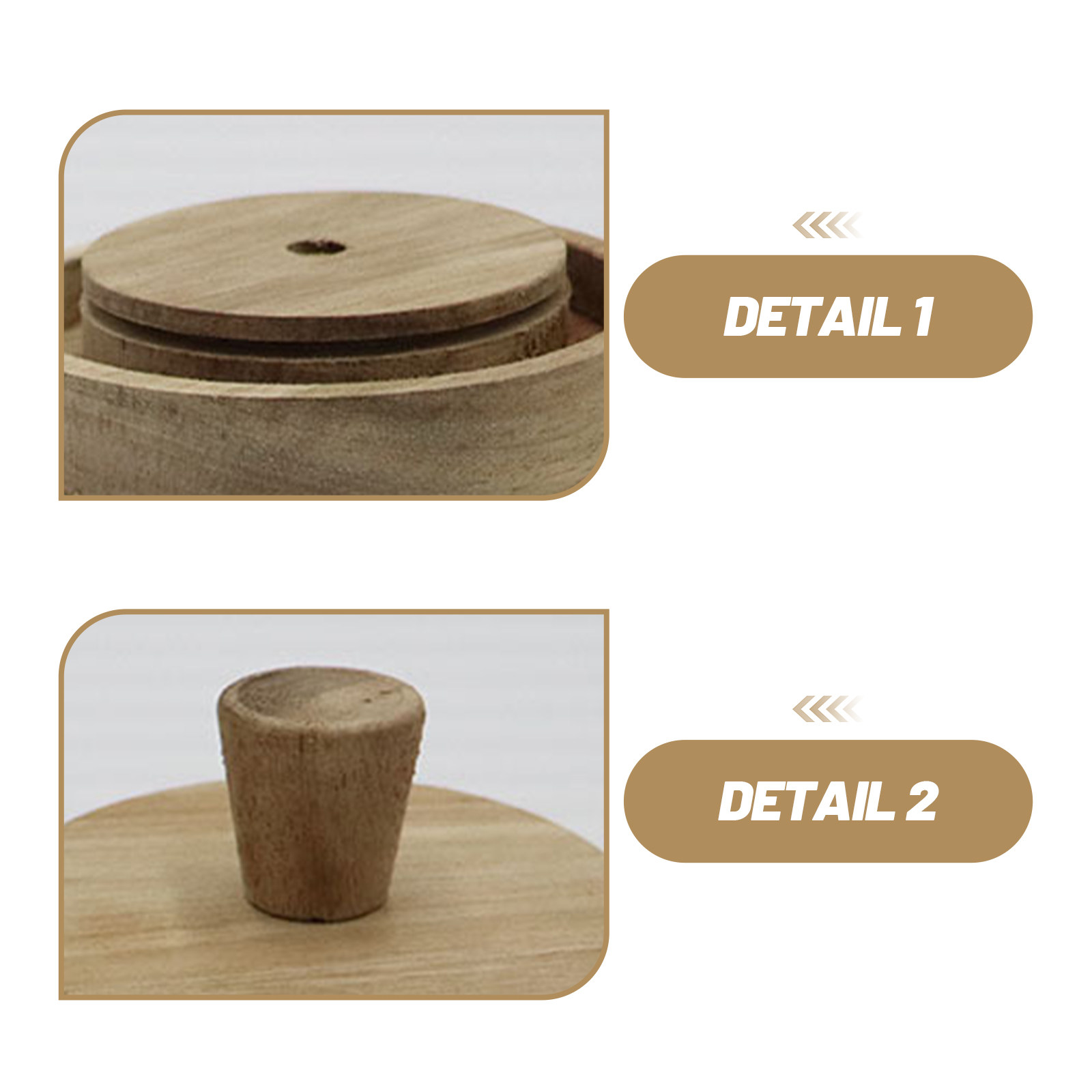 2 шт. круглых деревянных крыше – обзор и цена Food Storage Glass Round