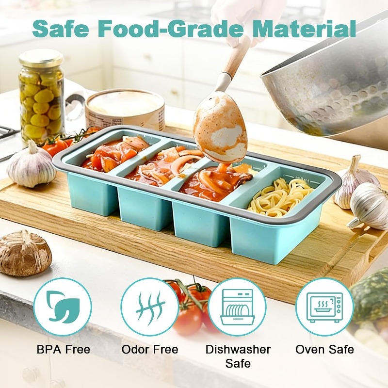 Силиконовые формы для заморозк – обзор и цена Food Storage Meal Prep