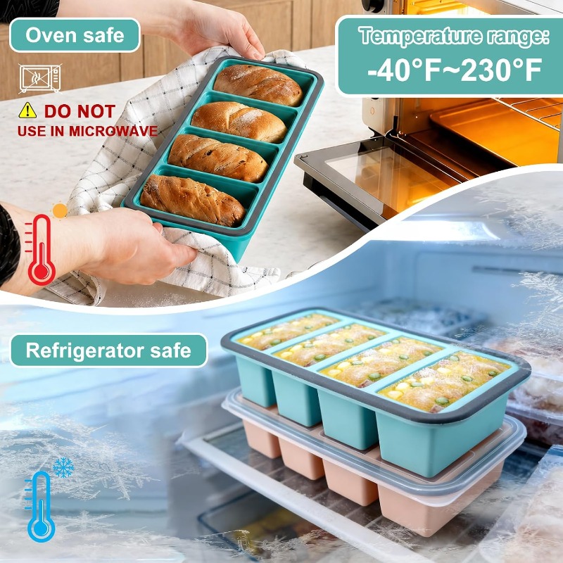 Силиконовые формы для заморозк – обзор и цена Food Storage Meal Prep