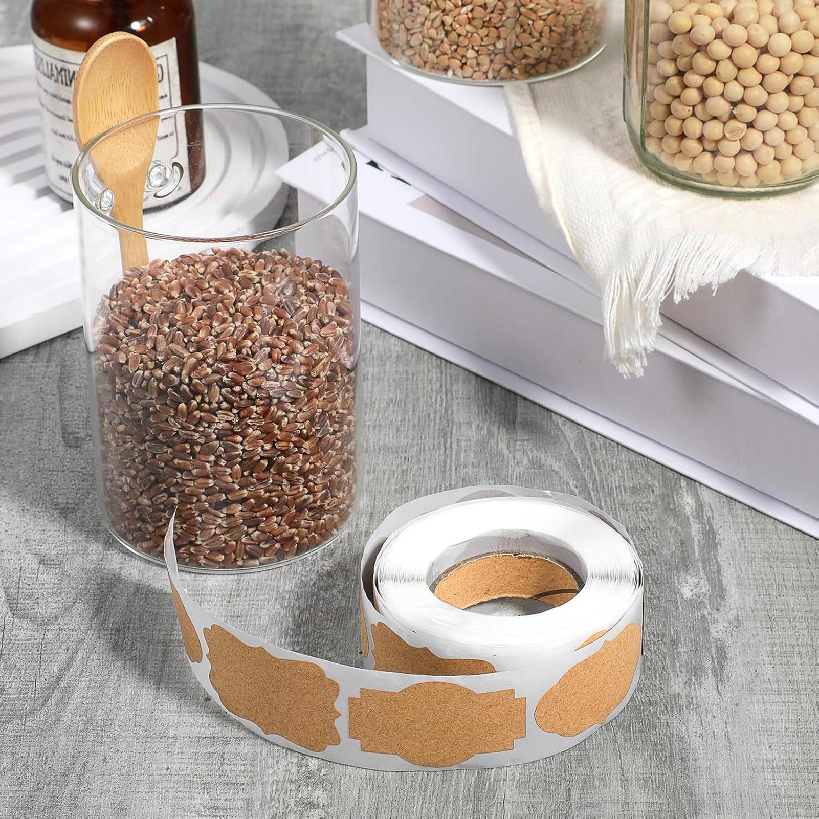 300 шт. этикетки для банок, на – обзор и цена Food Storage Jar Labels