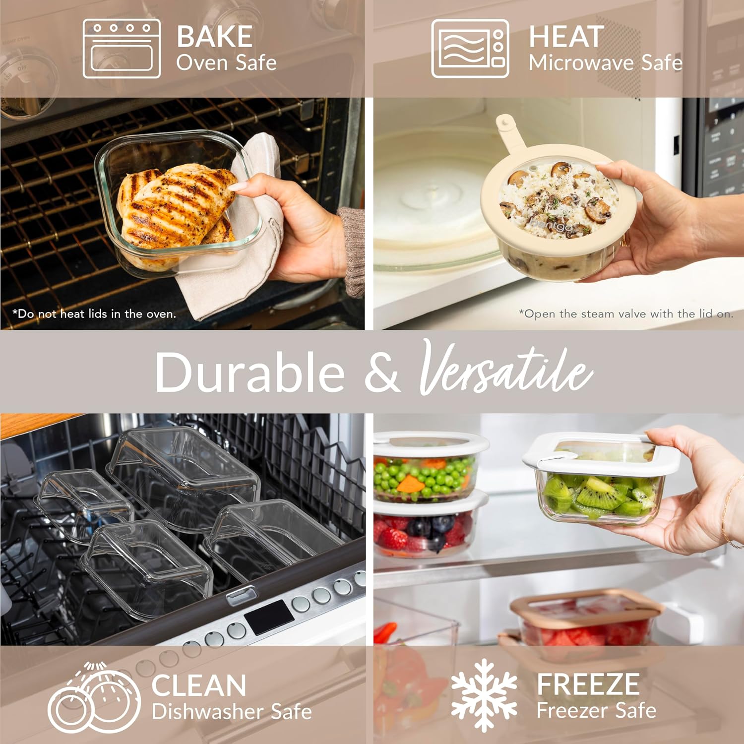 Стеклянные контейнеры для хран – обзор и цена Food Storage Glass Container Set