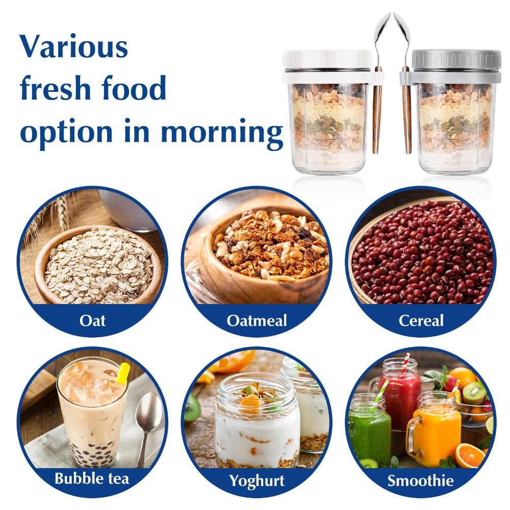 Банка для йогурта, 350 мл, бан – обзор и цена Food Storage Glass Container Set