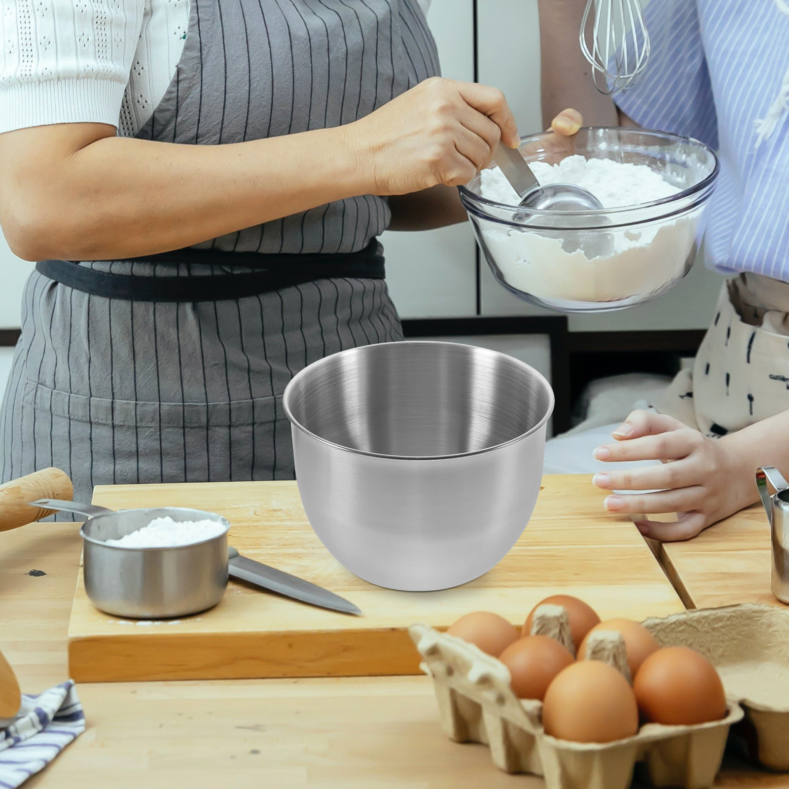 Глубокая миска из нержавеющей  – обзор и цена Food Storage Meal Prep