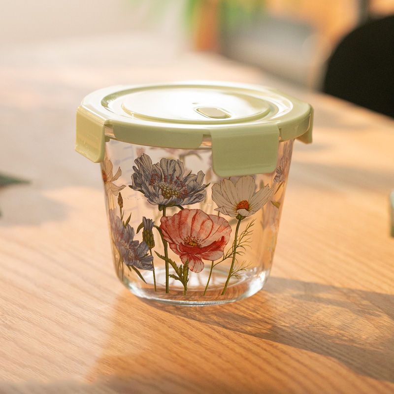 Коробка для хранения еды, фран – обзор и цена Food Storage Glass Round