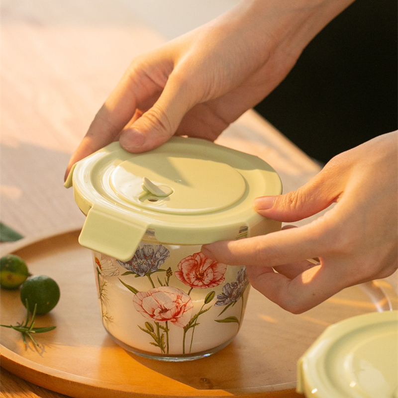 Коробка для хранения еды, фран – обзор и цена Food Storage Glass Round