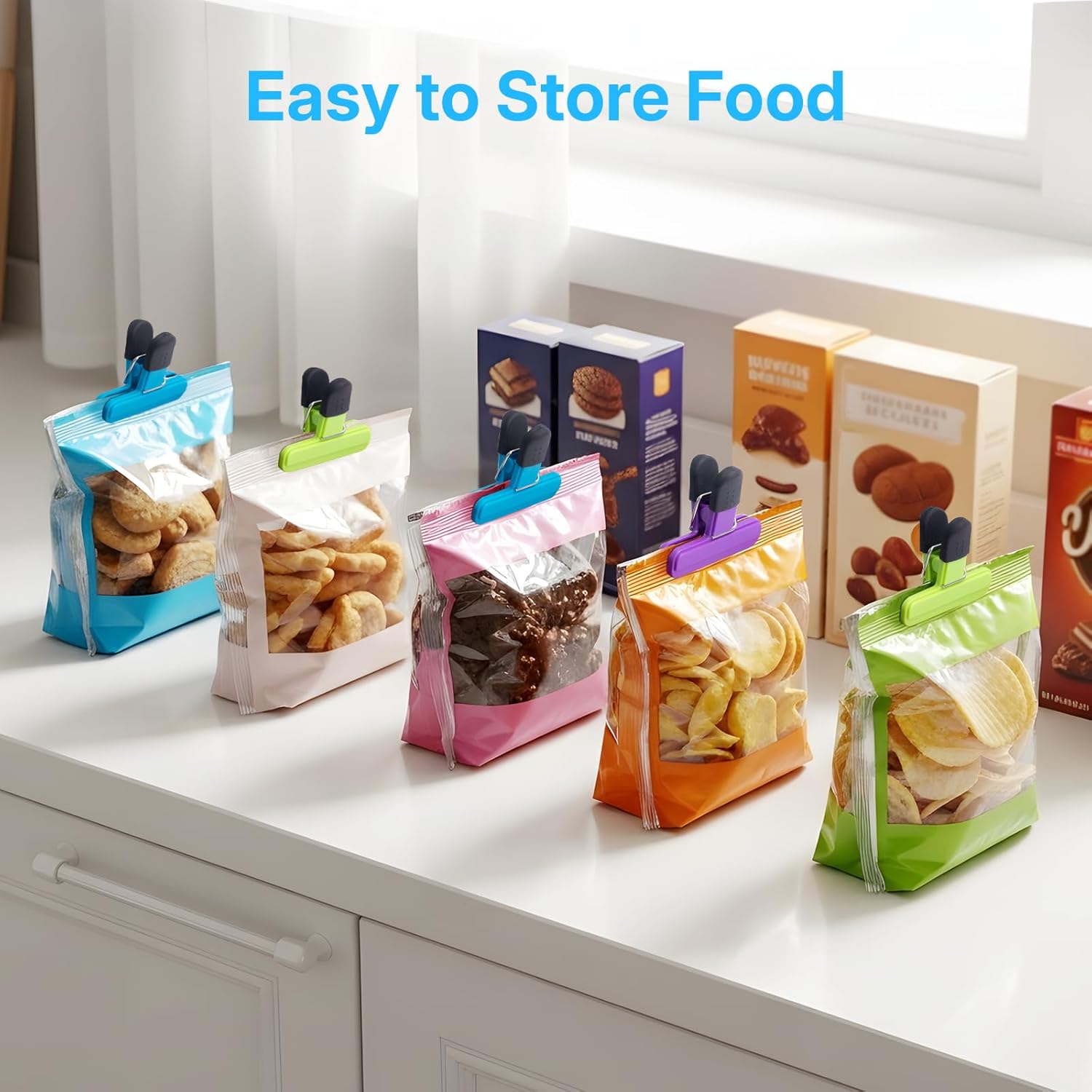 Набор из 6 прочных пластиковых – обзор и цена Food Storage Zip Lock Bags